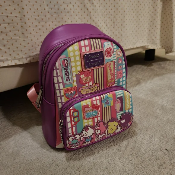 FunKon 2021 Summer Exclusive Loungefly Sanrio Hello Kitty Kawaii Mini Backpack Hello Kitty Sanrio Loungefly FunKon 2021 Summer Exclusive  main image 3